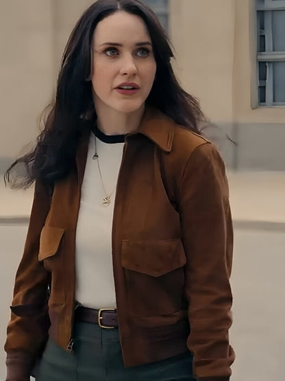 Superman 2025 Lois Lane Suede Lleather Jacket