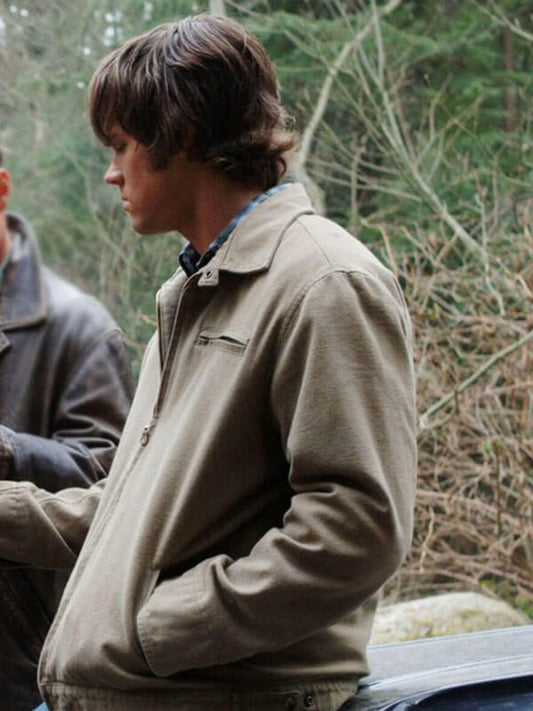 Supernatural Sam Winchester Beige Cotton Jacket 