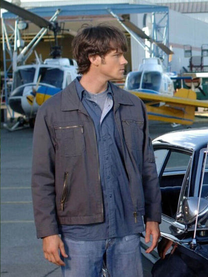 Supernatural Season1 Jared Padalecki Cotton Grey Jacket