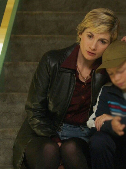 Susan McIntyre Toxic Town Season 01 Black Leather Jacket