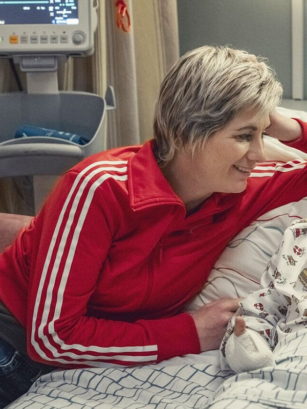 Susan McIntyre Toxic Town Season 01 Red Track Jacket