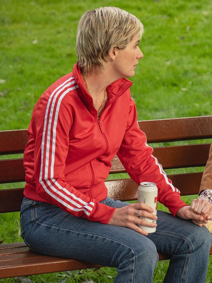 Susan McIntyre Toxic Town Season 01 Red Track Jacket
