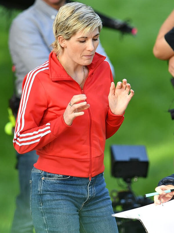 Susan McIntyre Toxic Town Season 01 Red Track Jacket