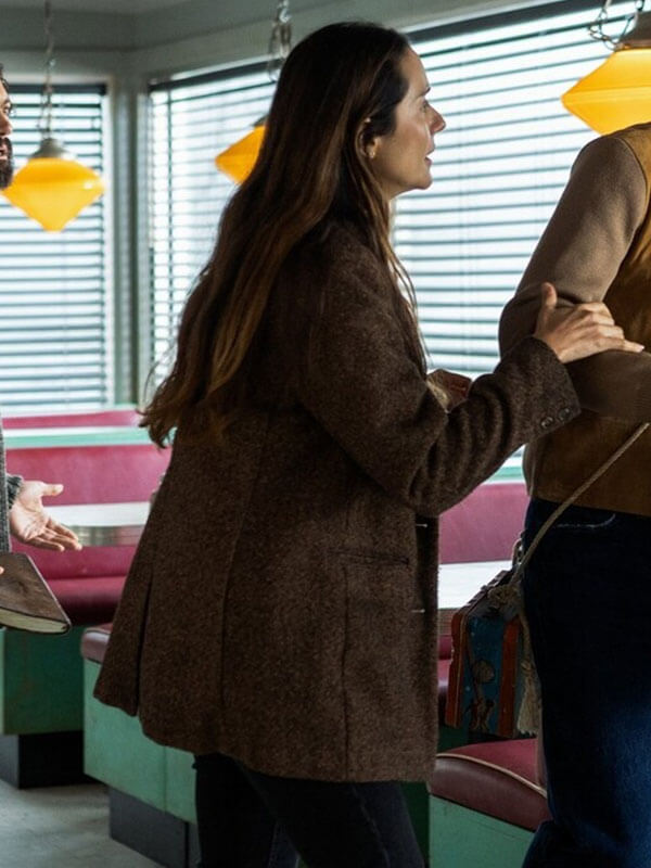 Tabitha Matthews From Season 02  Brown Tweed Coat