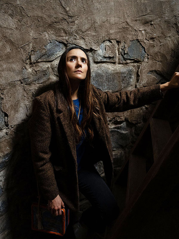 Tabitha Matthews From Season 02  Brown Tweed Coat