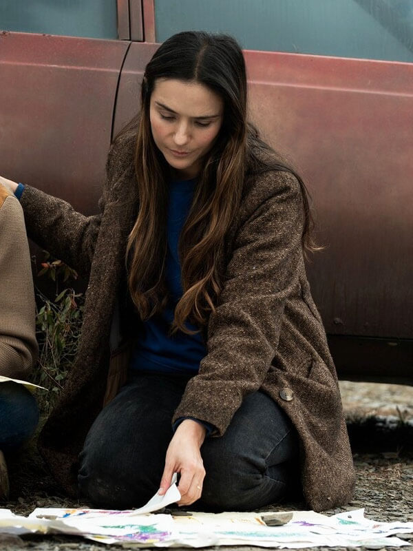 Tabitha Matthews From Season 02  Brown Tweed Coat