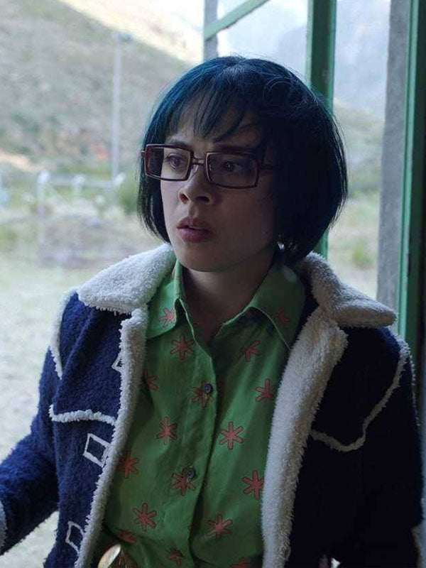 Tashigi One Piece Season 02 Blue Wool Jacket