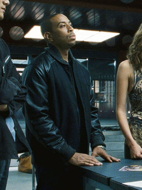 Tej Parker Fast & Furious 6 Black Wool Jacket