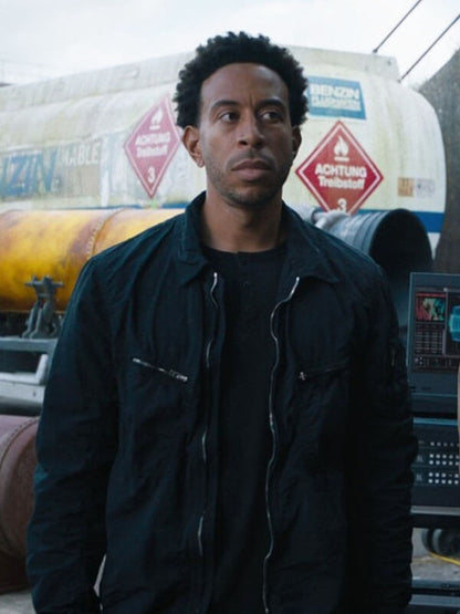 Tej Parker Fast & Furious 9 Black Cotton Jacket
