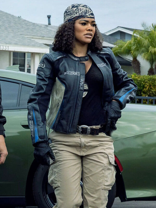 Teyana Taylor The Rip Season 01 Black Biker Jacket