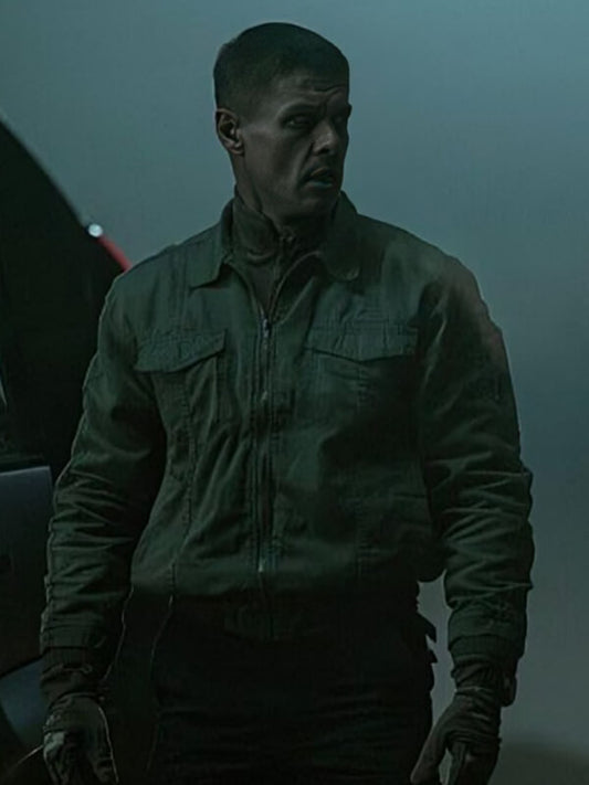 The Agency 2024 Sergej Onopko Green Cotton Jacket  