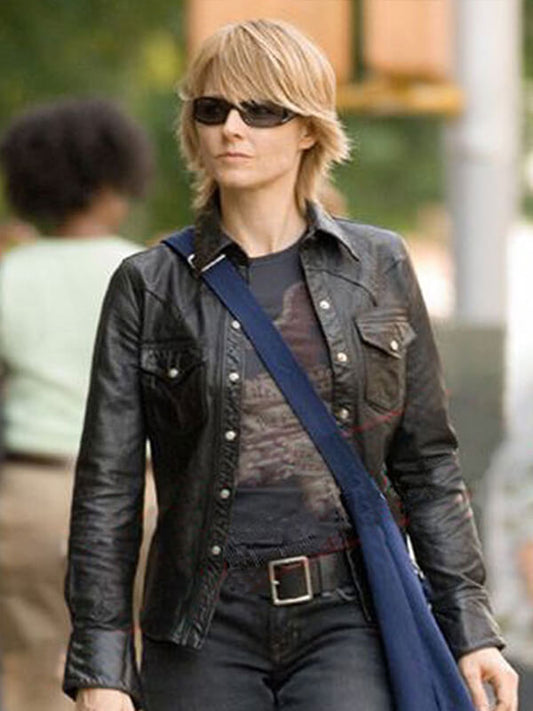  The Brave 2007 Jodie Foster Black Leather Jacket