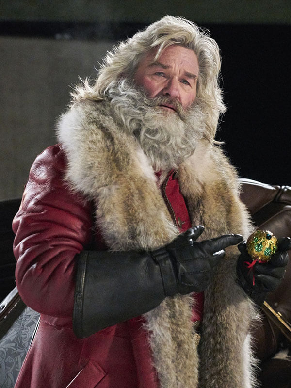 The Christmas Chronicles Santa Red Shearling Coat