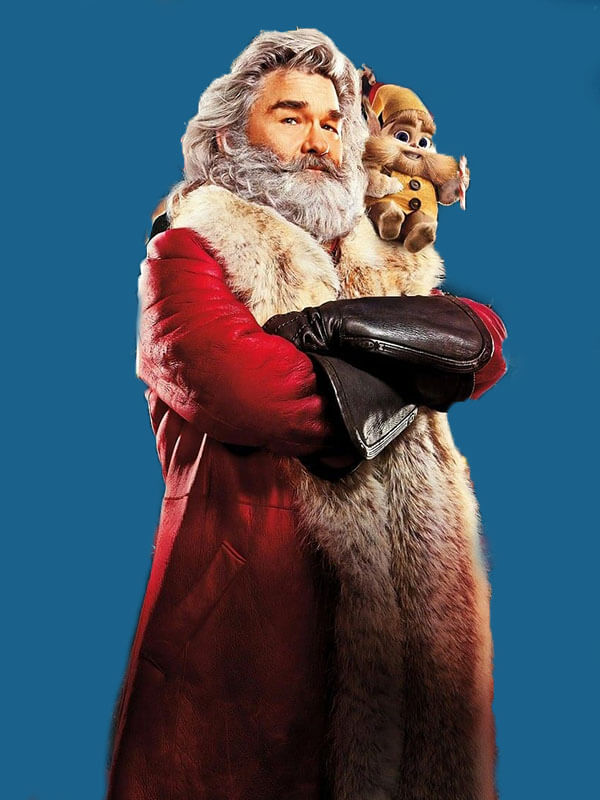 The Christmas Chronicles Santa Red Shearling Coat