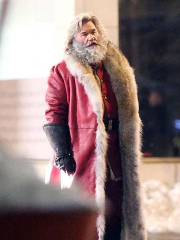 The Christmas Chronicles Santa Red Shearling Coat
