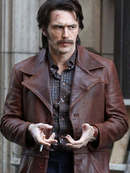 The Deuce 2017 James Franco Brown Leather Jacket