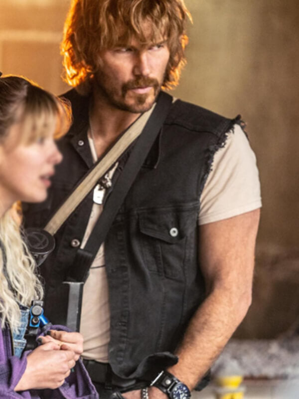 The Electric State 2025 Chris Pratt Cotton Vest