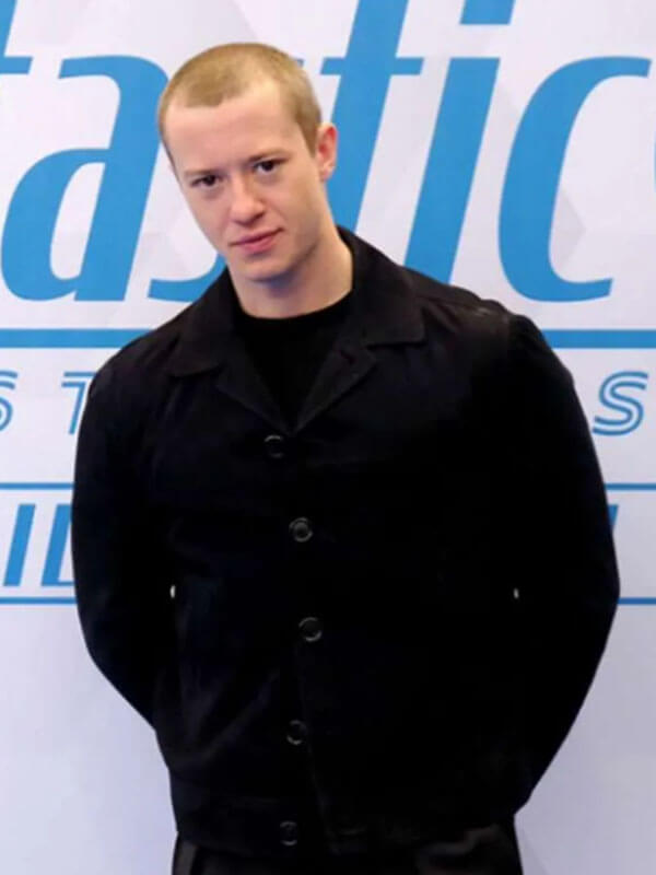 The Fantastic Four 2025 Joseph Quinn Black Suede Jacket