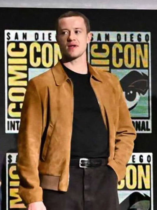 The Fantastic Four 2025 Joseph Quinn Brown Suede Leather Jacket