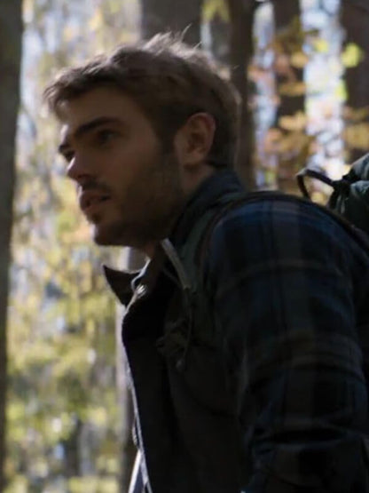 The Fifth Wave 2016 Alex Roe Purple Puffer Vest