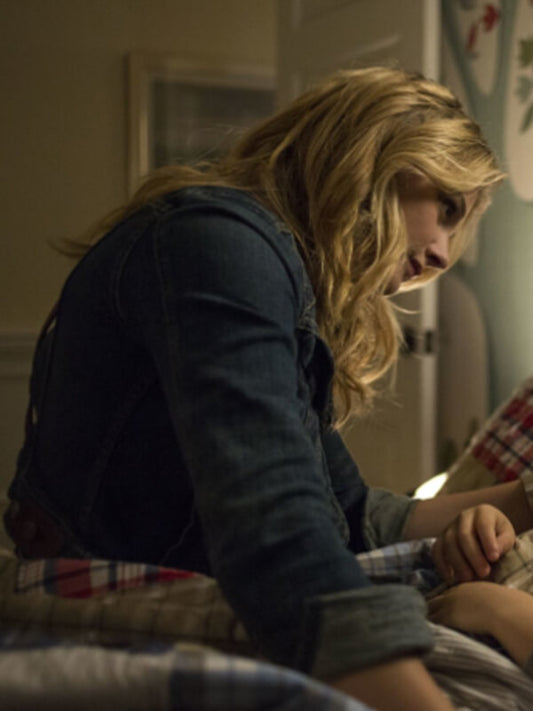 The Fifth Wave 2016 Chloe Grace Moretz Blue Cotton Jacket 