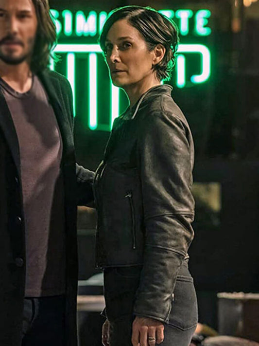 The Matrix Resurrections 2021  Trinity aka Black Leather Jacket