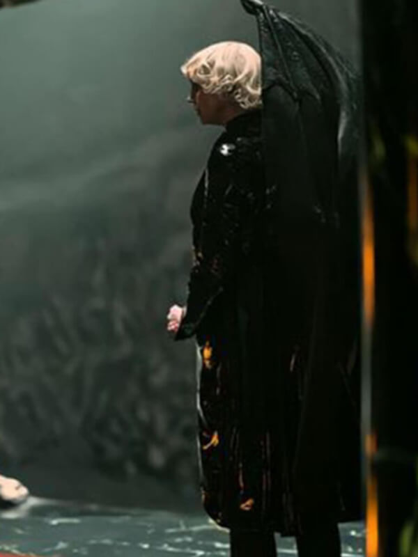 The Sandman S02 Gwendoline Christie Black Leather Coat