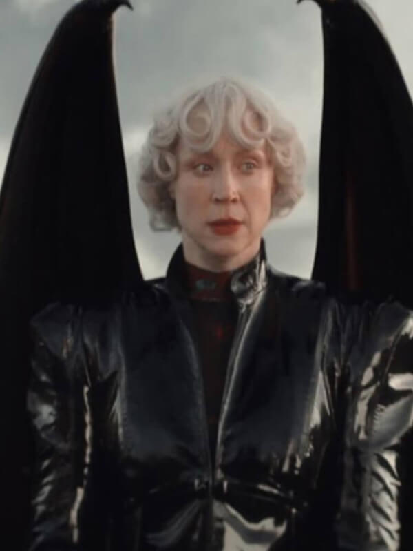 The Sandman S02 Gwendoline Christie Black Leather Coat