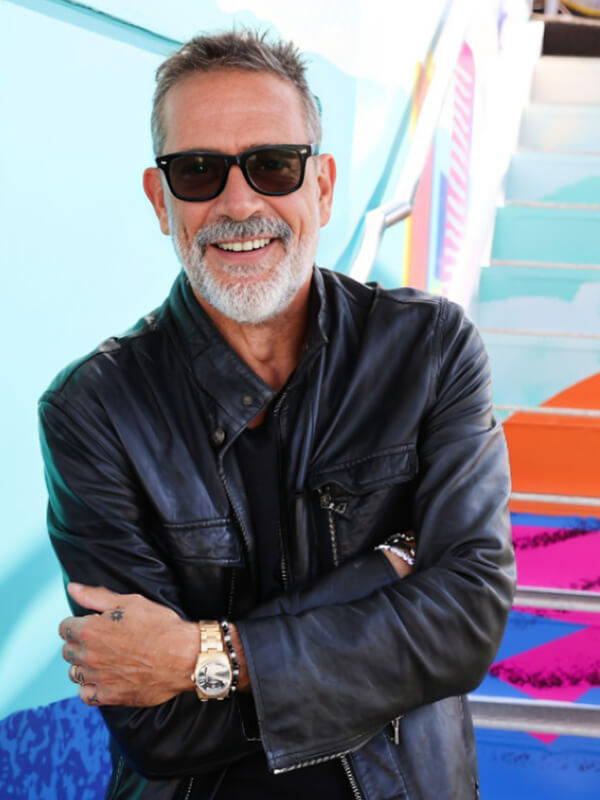 The walking dead 2023 Black Jeffrey Dean Morgan Leather Jacket