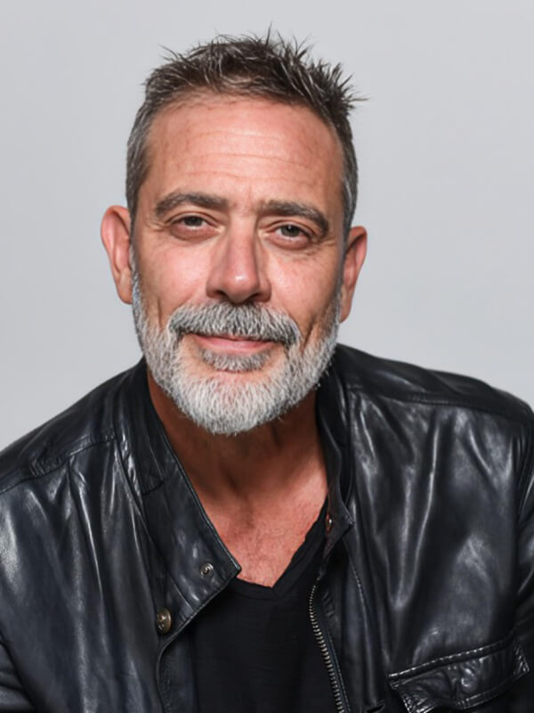 The walking dead 2023 Black Jeffrey Dean Morgan Leather Jacket