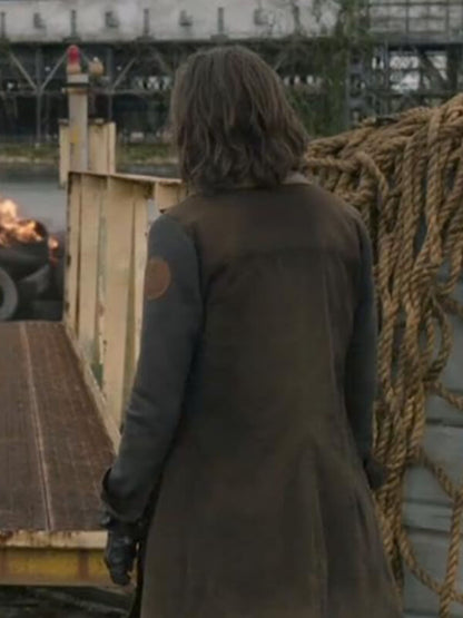 The Walking Dead 2023 Lauren Cohan Denim Coat