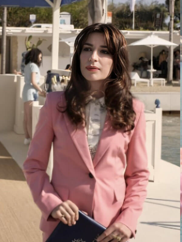 The White Lotus Sabrina Impacciatore Pink Blazer