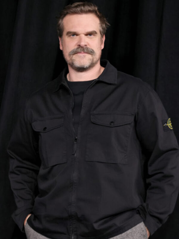Thunderbolts 2025 Event David Harbour Black Cotton Jacket