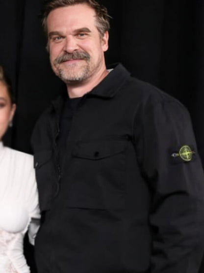 Thunderbolts 2025 Event David Harbour Black Cotton Jacket
