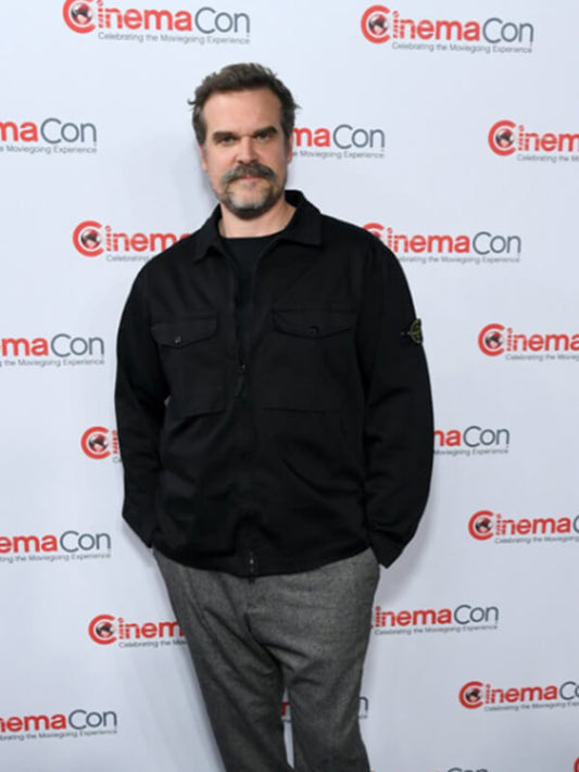 Thunderbolts 2025 Event David Harbour Black Cotton Jacket
