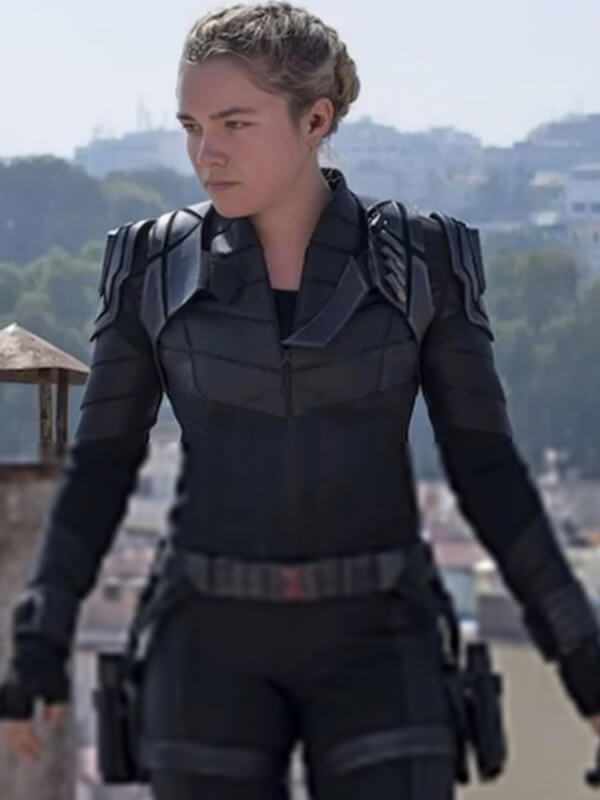 Thunderbolts 2025 Florence Pugh  Black Costume Jacket