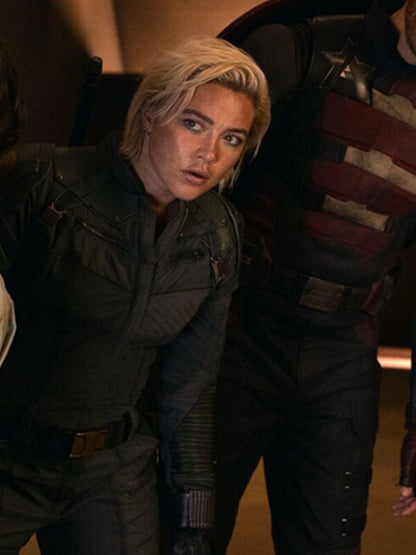 Thunderbolts 2025 Florence Pugh Black Jacket