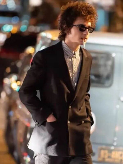 Timothee Chalamet A Complete Unknown 2025 Black Blazer