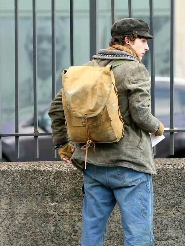 Timothee Chalamet A Complete Unknown 2025 Green Corduroy Jacket