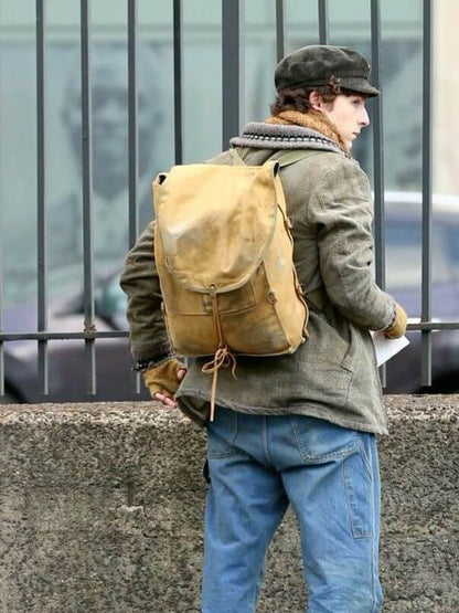 Timothee Chalamet A Complete Unknown 2025 Green Corduroy Jacket