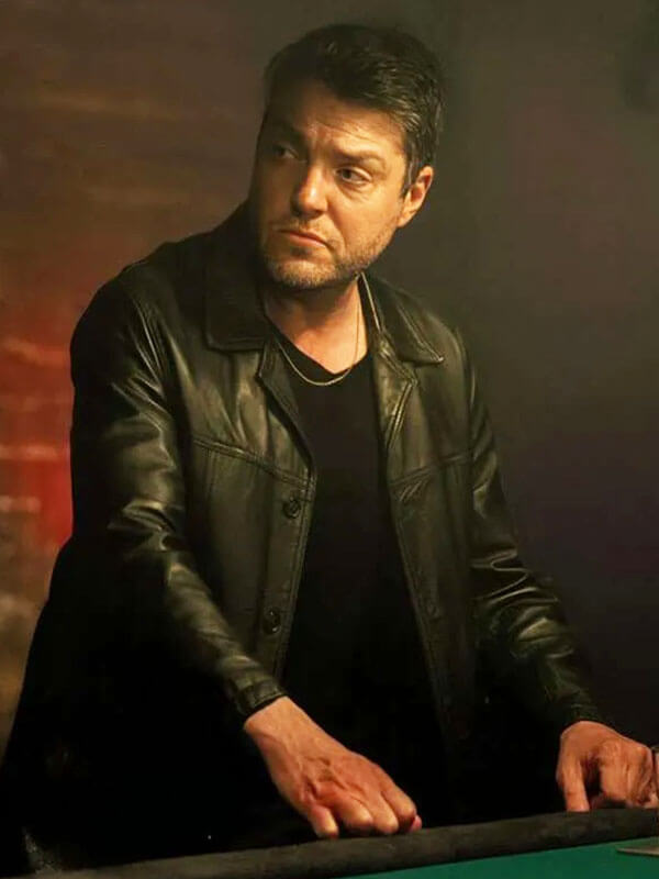Tom Burke Legends Season 01 Black Leather Jacket