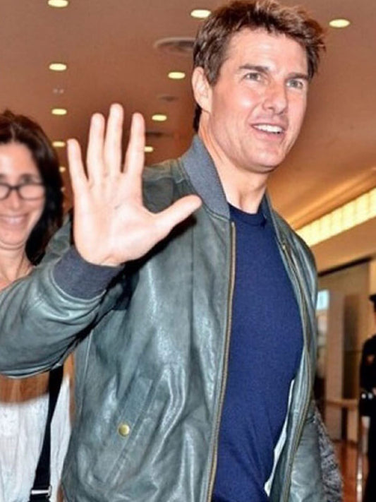 Tom Cruise Leather Black Jacket
