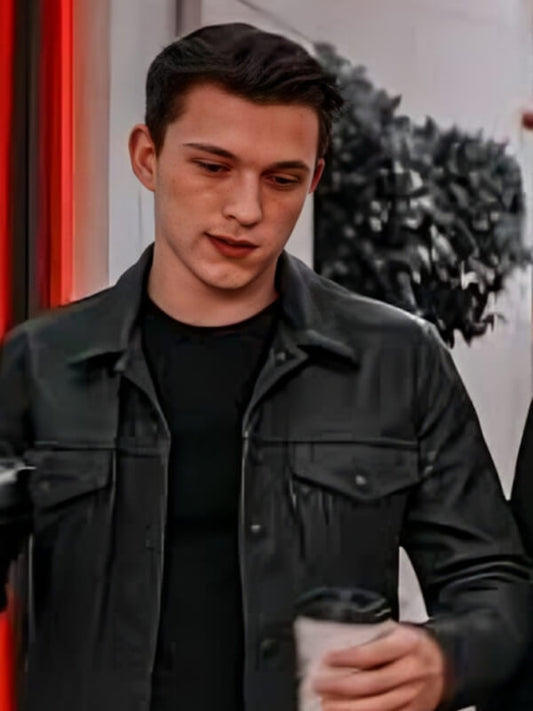 Tom Holland Uncharted Leather Jacket