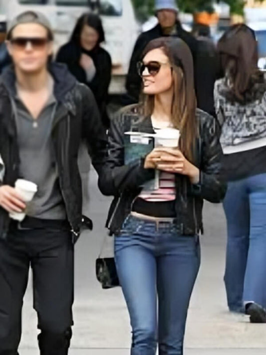 Torrey Devitto Black Leather Jacket 