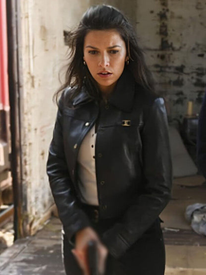 Tracker 2024 Billie Matalon Black Leather Jacket