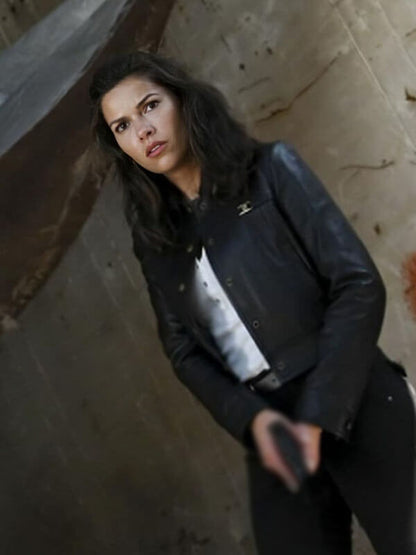 Tracker 2024 Billie Matalon Black Leather Jacket