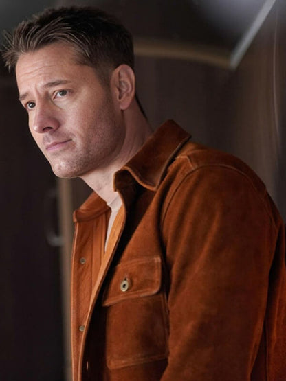 Tracker 2024 Justin Hartley Suede Brown Jacket