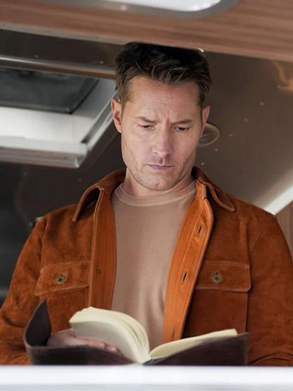 Tracker 2024 Justin Hartley Suede Brown Jacket