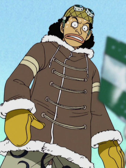 Usopp One Piece Season 02 Brown Cotton Coat