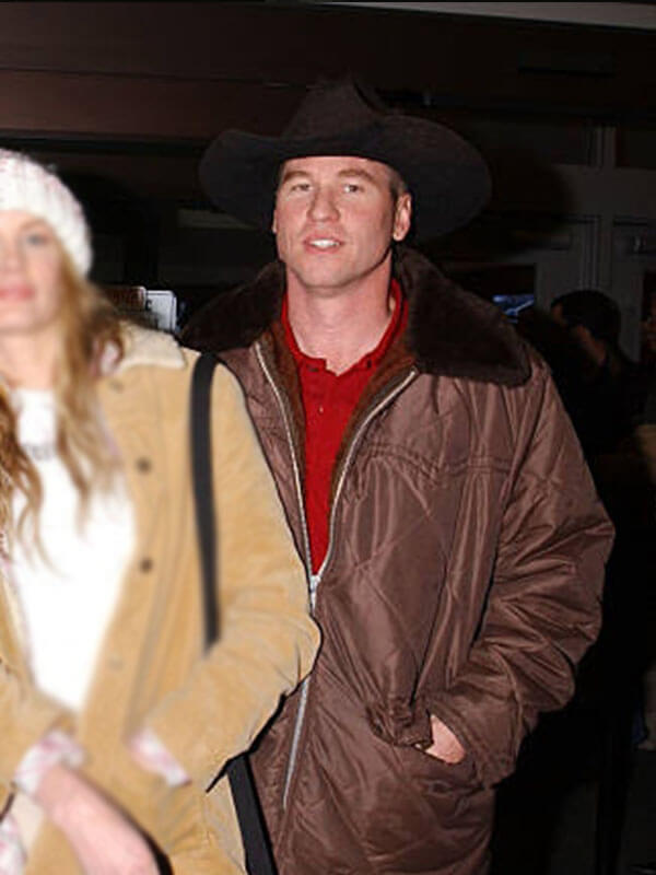Val Kilmer Sundance 2003 Brown Quilted Jacket